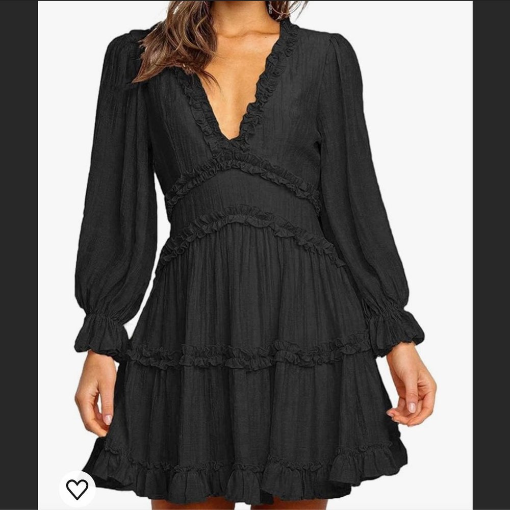 Amazon Happy Sailed A-Line Open Back Mini Dress